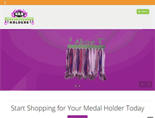 Tablet Screenshot of mymedalholder.com